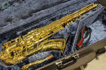 2025年11月09日にQsicが買取したYAMAHA YTS-62 ゴールドラッカー 初代の画像